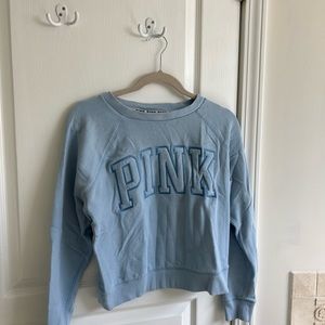 pink crew neck